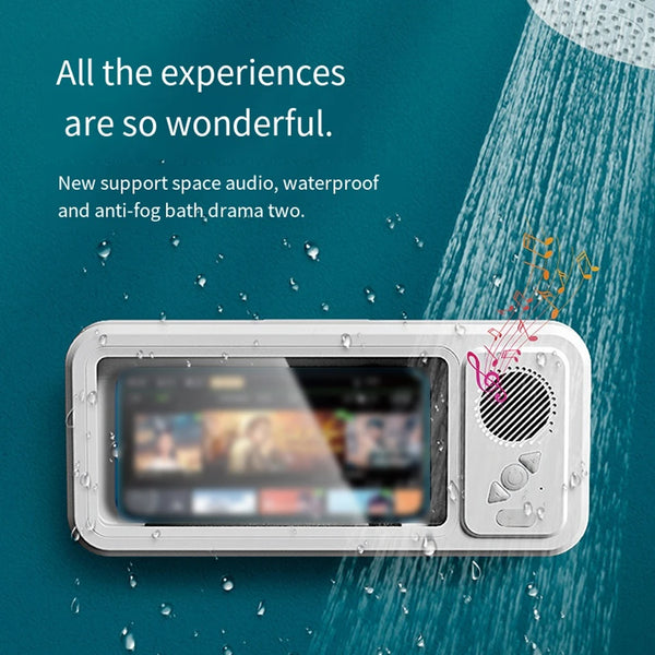 Waterproof Shower Speaker & Phone Stand