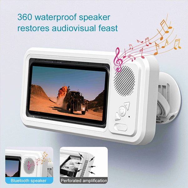 Waterproof Shower Speaker & Phone Stand